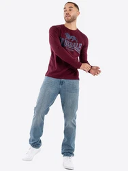 Lonsdale Langarmshirt AYRSHIRE Rot/Bordeaux/Dunkelrot