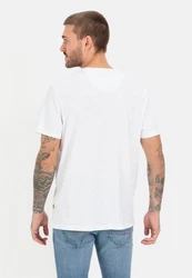 CAMEL ACTIVE T-Shirt NOS Henley 1/2 weiß