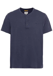 CAMEL ACTIVE T-Shirt NOS Henley 1/2 marine