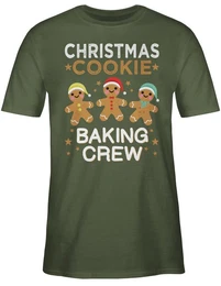 T-Shirt Christmas Cookie Baking Crew I Lebkuchenmnnchen I Lebkuchen Mnner I Weihachten Kleidung