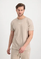 Alpha Industries T-Shirt Organics EMB Khaki/Beige/Braun