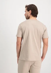Alpha Industries T-Shirt Organics EMB Khaki/Beige/Braun