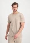 Alpha Industries T-Shirt Organics EMB Khaki/Beige/Braun
