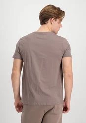 Alpha Industries T-Shirt Organics EMB Braun/Grau/Beige/Khaki/Lila