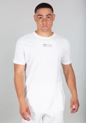 Alpha Industries T-Shirt Organics EMB Weiß/Creme