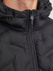 JACK & JONES Jacke 'JJHybrid' JCOHEAT Schwarz