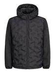 JACK & JONES Jacke 'JJHybrid' JCOHEAT Schwarz