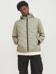 JACK & JONES Jacke 'JJHybrid' JCOHEAT grau