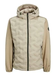 JACK & JONES Jacke 'JJHybrid' JCOHEAT grau