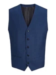 Jack & Jones Anzugweste Dunkelblau/Hellblau/Blau
