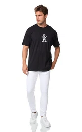 Skinny-fit-Jeans Basic Herren Skinny Fit Jeans in weie mit Stretch