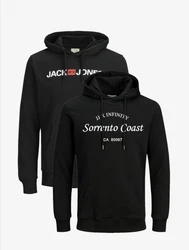 Jack & Jones Hoodie INFINITY Multipack Schwarz/Hellblau
