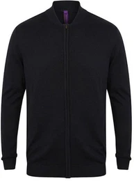 Outdoorjacke Herren Knitted Bomber Jacke
