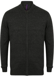 Outdoorjacke Herren Knitted Bomber Jacke