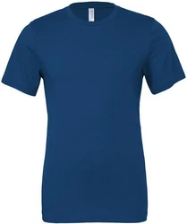 Bella + Canvas Unisex Jersey Short Sleeve T-Shirt Blau/Dunkelblau