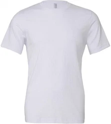 Bella + Canvas Unisex Jersey Short Sleeve T-Shirt Grau/Weiß