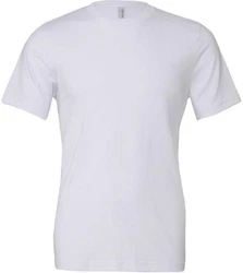 Bella + Canvas Unisex Jersey Short Sleeve T-Shirt Grau/Weiß