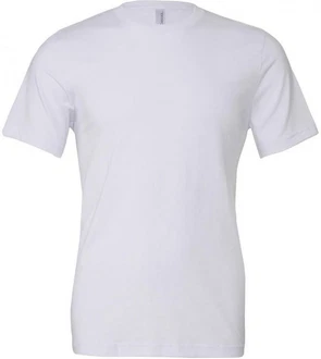 Bella + Canvas Unisex Jersey Short Sleeve T-Shirt Grau/Weiß