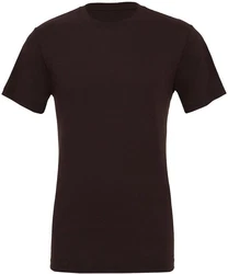 Bella + Canvas Unisex Jersey Short Sleeve T-Shirt Dunkelbraun/Dunkelrot/Lila/Bordeaux/Braun