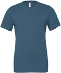 Bella + Canvas Unisex Jersey Short Sleeve T-Shirt Blau/Dunkelblau/Grau