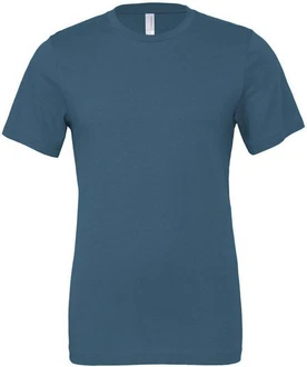 Bella + Canvas Unisex Jersey Short Sleeve T-Shirt Blau/Dunkelblau/Grau Bella + Canvas Unisex Jersey Short Sleeve T-Shirt Blau/Dunkelblau/Grau