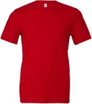 Bella + Canvas Unisex Jersey Short Sleeve T-Shirt Rot/Dunkelrot