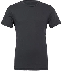 Bella + Canvas Unisex Jersey Short Sleeve T-Shirt Dunkelgrau/Grau