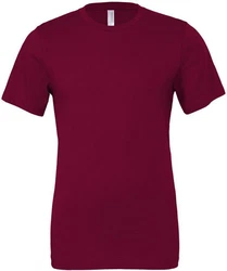 Bella + Canvas Unisex Jersey Short Sleeve T-Shirt Dunkelrot/Lila/Rosa