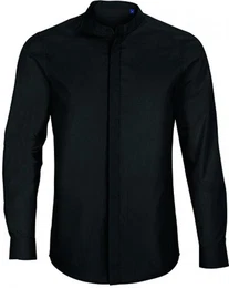 Jackenblazer Herren Mao Collar Shirt Bart Businesshemd