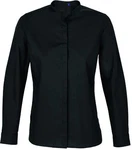 Neoblu Jackenblazer Womens Mao Collar Shirt Bart Schwarz/Dunkelblau