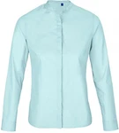 Neoblu Jackenblazer Womens Mao Collar Shirt Bart Türkis/Hellblau