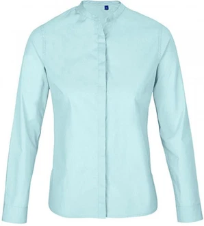 Neoblu Jackenblazer Womens Mao Collar Shirt Bart Türkis/Hellblau