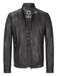 Lederjacke MSDave klassischer Schnitt aus feinstem Lammleder