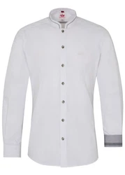 Spieth & Wensky Trachtenhemd Danton Creme/Weiß/Grau