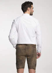 Spieth & Wensky Trachtenhemd Danton Creme/Weiß/Grau