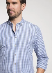Spieth & Wensky Trachtenhemd TG Detmold Hellblau/Blau