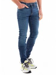 Diesel Slim-fit Jeans Style D-Luster IHAR Blau/Hellblau