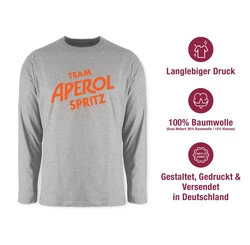 Shirtracer Rundhalsshirt Team Aperol Spritz Mdelsabend Spritztour Aperol Geschenk Karneval & Fasching 