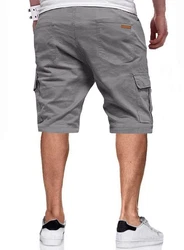 JMIERR Cargoshorts Kurze Hosen Herren Khaki/Grau/Hellgrau/Dunkelgrau/Dunkelgrün
