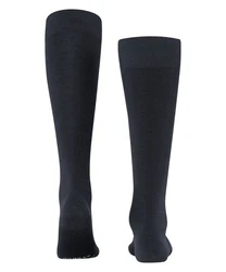 FALKE Kniestrümpfe Energizing Wool Schwarz/Dunkelblau/Blau