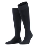FALKE Kniestrümpfe Energizing Wool Schwarz/Dunkelblau/Blau