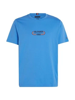 Tommy Hilfiger T-Shirt HILFIGER TRACK GRAPHIC TEE Tommy Hilfiger T-Shirt HILFIGER TRACK GRAPHIC TEE