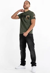 Lonsdale T-Shirt HUXTER Dunkelgrün