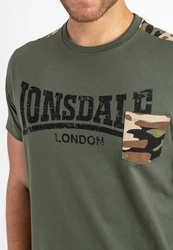 Lonsdale T-Shirt HUXTER Dunkelgrün