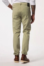 JP1880 Anzughose Jerseyhose FLEXNAMIC 5-Pocket Modern Straight Fit Khaki/Dunkelgrün