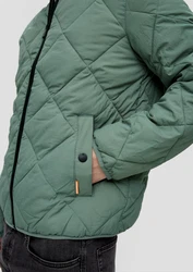 QS Allwetterjacke Jacke (Blouson-Stil) Grün/Hellgrün/Dunkelgrün