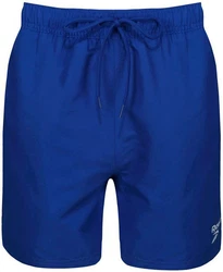 Reebok Badeshorts mit Kordelzug und elastischem Bund 
