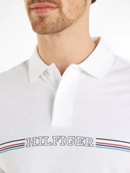 Tommy Hilfiger Poloshirt STRIPE CHEST REG POLO Weiß/Creme/Gelb/Schwarz