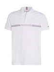 Tommy Hilfiger Poloshirt STRIPE CHEST REG POLO Weiß/Creme/Gelb/Schwarz