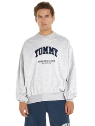 Tommy Jeans Sweatshirt TJM BOXY GMD CREW Grau